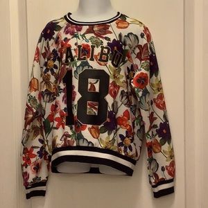 Kids Forever 21 Floral Sweatshirt size 5/6